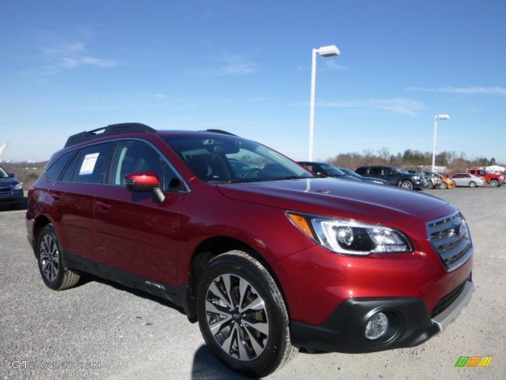 2016 Outback 2.5i Limited - Venetian Red Pearl / Slate Black photo #1