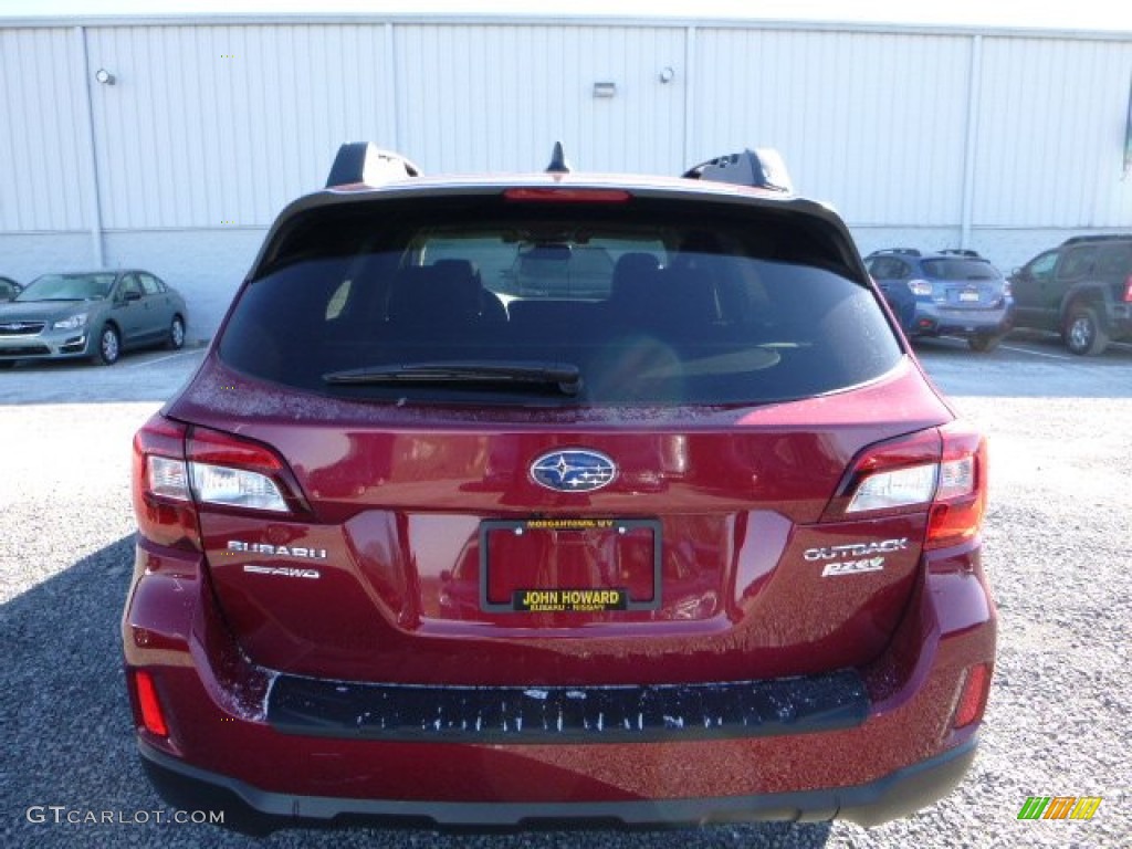 2016 Outback 2.5i Limited - Venetian Red Pearl / Slate Black photo #9