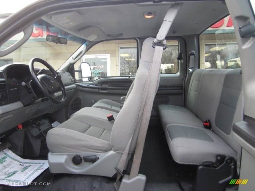 2007 F250 Super Duty XL SuperCab 4x4 - Oxford White Clearcoat / Medium Flint photo #10