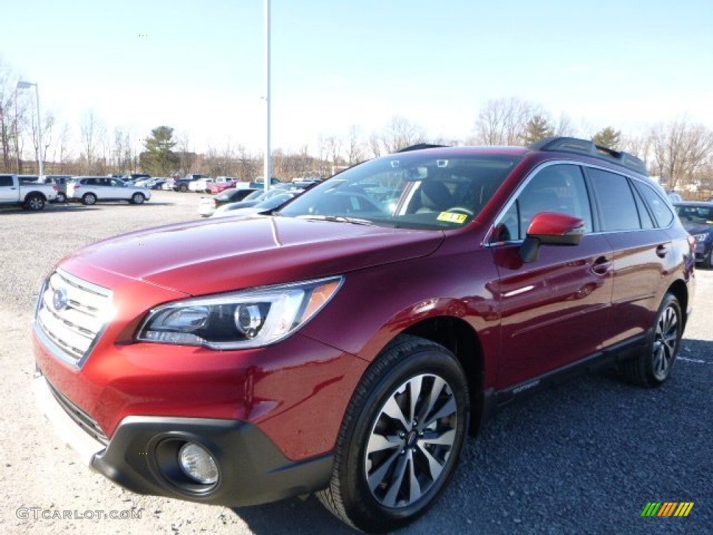 2016 Outback 2.5i Limited - Venetian Red Pearl / Slate Black photo #12