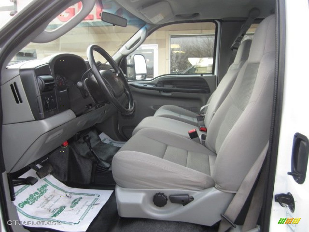 2007 F250 Super Duty XL SuperCab 4x4 - Oxford White Clearcoat / Medium Flint photo #11