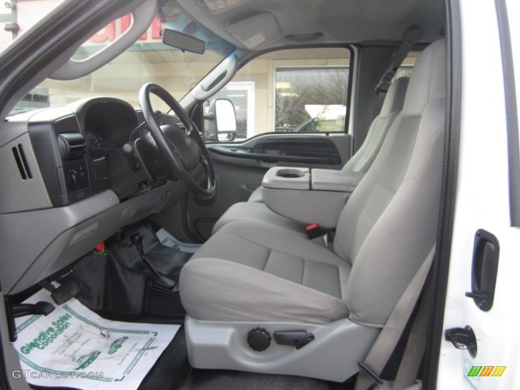 2007 F250 Super Duty XL SuperCab 4x4 - Oxford White Clearcoat / Medium Flint photo #12