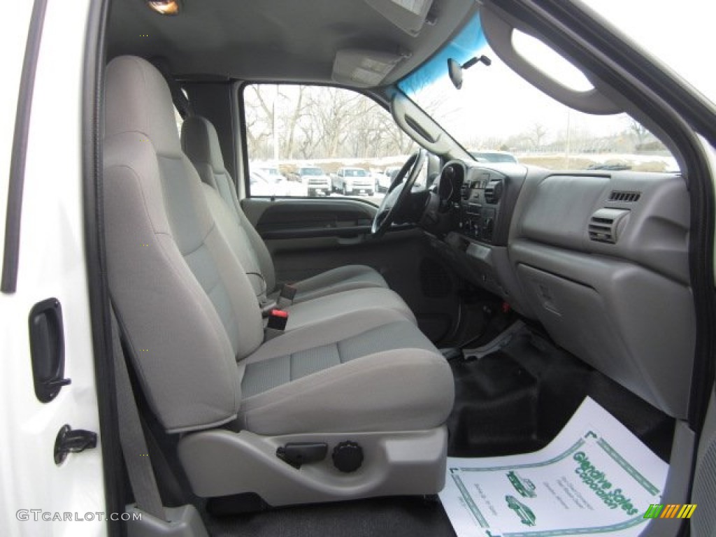 2007 F250 Super Duty XL SuperCab 4x4 - Oxford White Clearcoat / Medium Flint photo #15