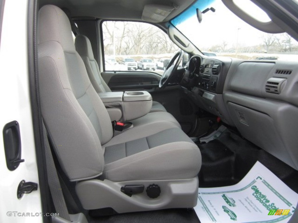 2007 F250 Super Duty XL SuperCab 4x4 - Oxford White Clearcoat / Medium Flint photo #16