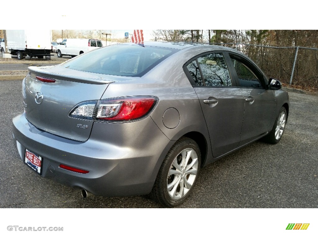 2010 MAZDA3 s Sport 4 Door - Liquid Silver Metallic / Black photo #7