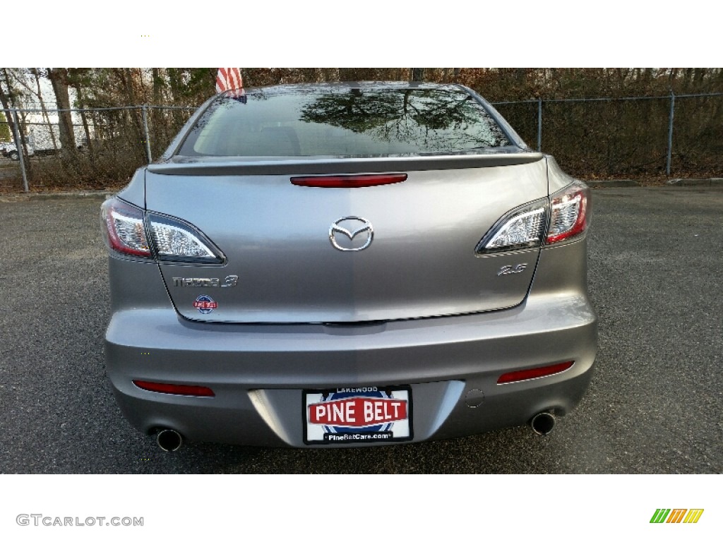 2010 MAZDA3 s Sport 4 Door - Liquid Silver Metallic / Black photo #8