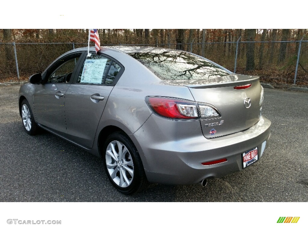 2010 MAZDA3 s Sport 4 Door - Liquid Silver Metallic / Black photo #9