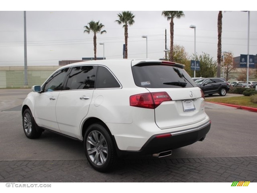 2013 MDX SH-AWD Advance - Aspen White Pearl / Parchment photo #5