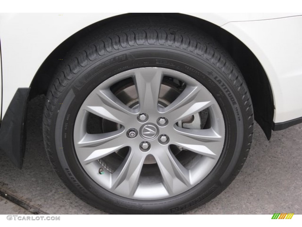 2013 MDX SH-AWD Advance - Aspen White Pearl / Parchment photo #10