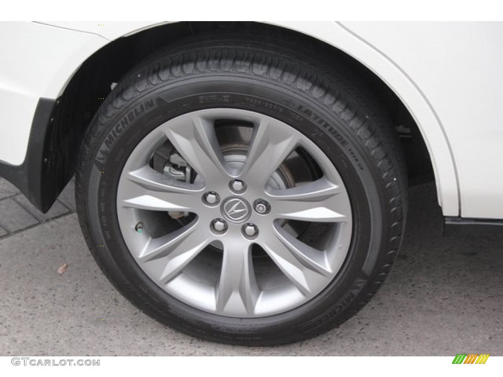 2013 MDX SH-AWD Advance - Aspen White Pearl / Parchment photo #11