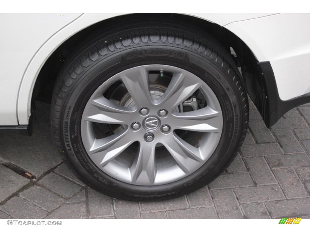 2013 MDX SH-AWD Advance - Aspen White Pearl / Parchment photo #12