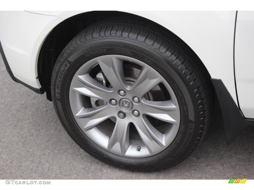 2013 MDX SH-AWD Advance - Aspen White Pearl / Parchment photo #13