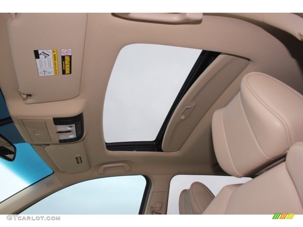 2013 MDX SH-AWD Advance - Aspen White Pearl / Parchment photo #16