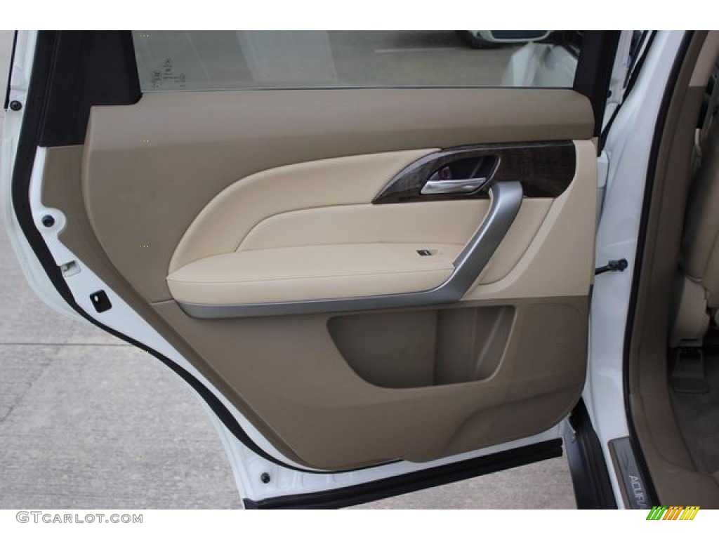 2013 MDX SH-AWD Advance - Aspen White Pearl / Parchment photo #17