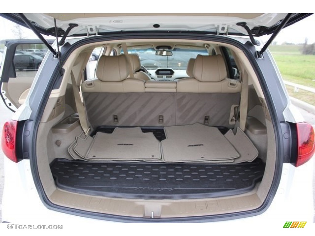 2013 MDX SH-AWD Advance - Aspen White Pearl / Parchment photo #20