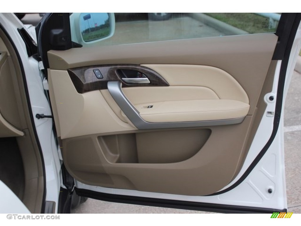 2013 MDX SH-AWD Advance - Aspen White Pearl / Parchment photo #25