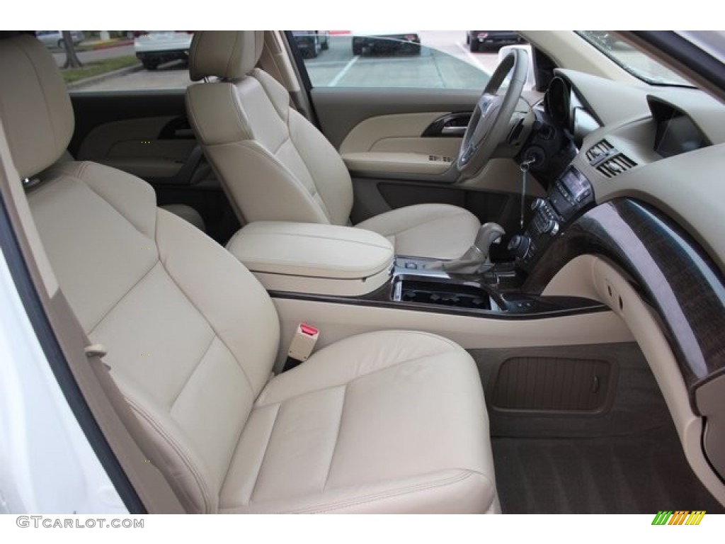 2013 MDX SH-AWD Advance - Aspen White Pearl / Parchment photo #26