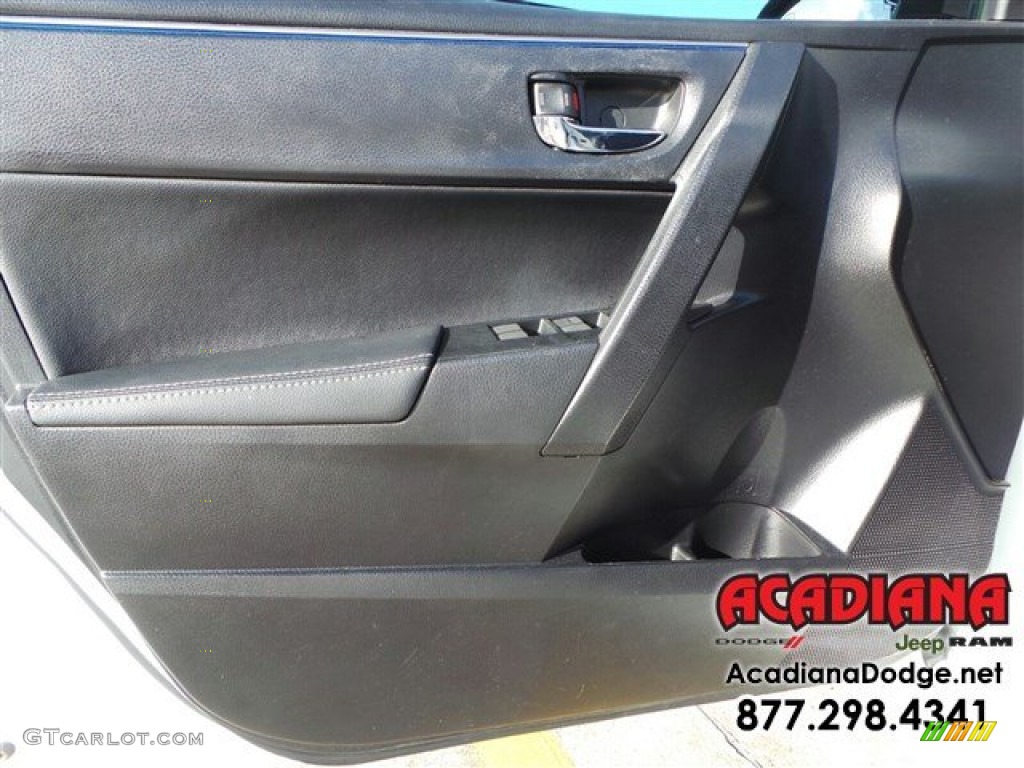 2014 Corolla L - Super White / Steel Blue photo #16