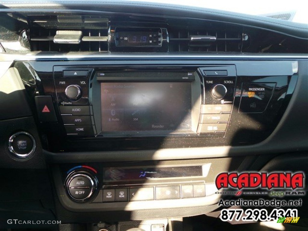 2014 Corolla L - Super White / Steel Blue photo #20