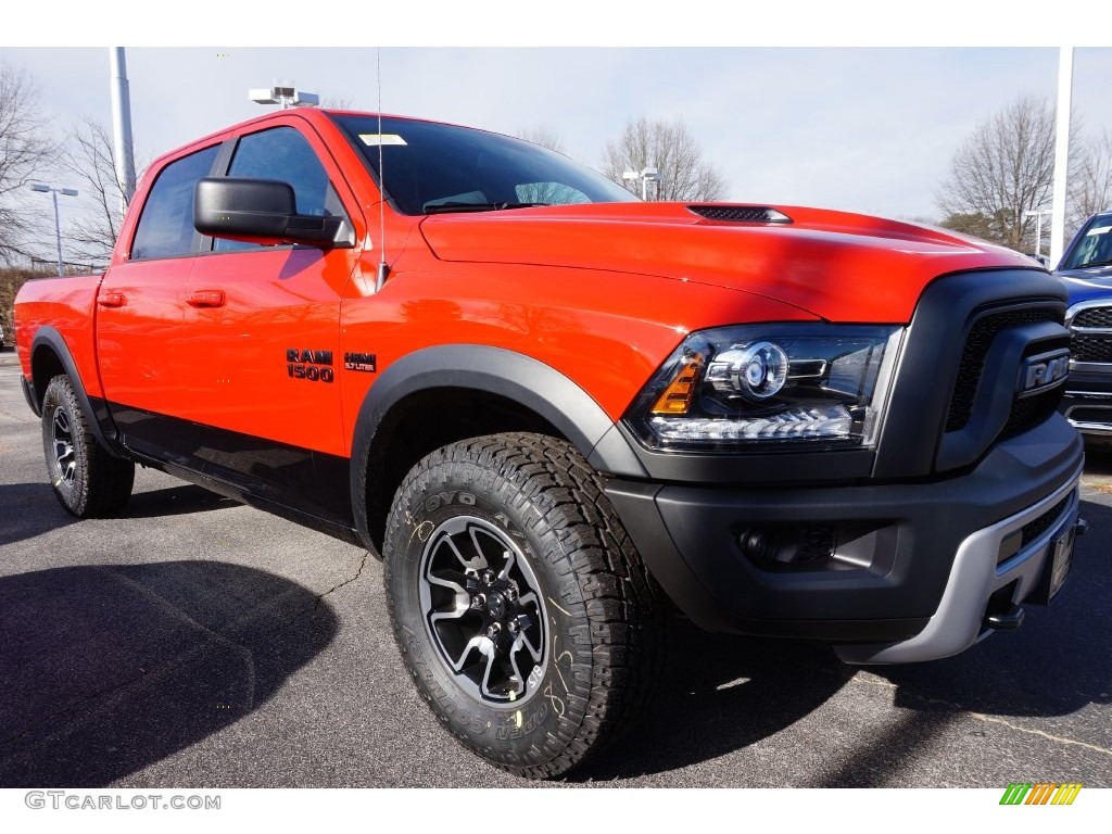 Flame Red 2016 Ram 1500 Rebel Crew Cab Exterior Photo #109926081