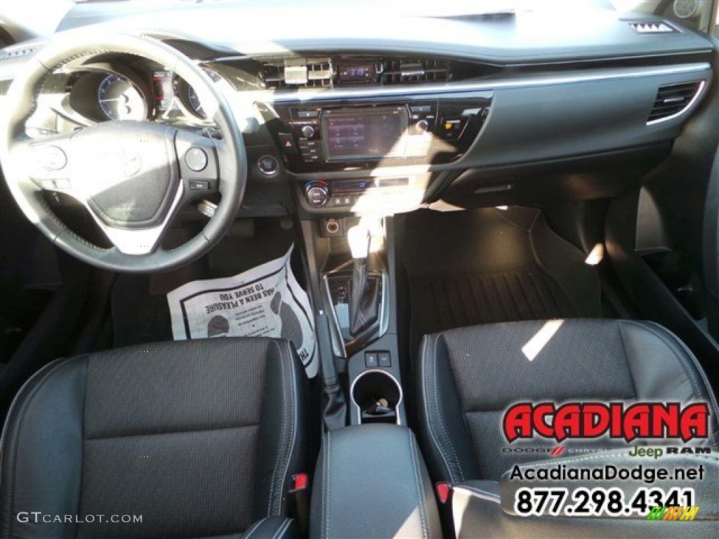 2014 Corolla L - Super White / Steel Blue photo #22