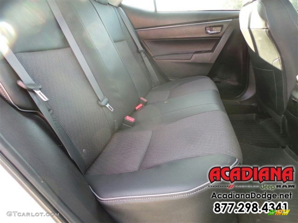 2014 Corolla L - Super White / Steel Blue photo #25