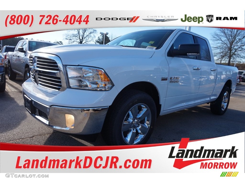 2016 1500 Big Horn Quad Cab - Bright White / Black/Diesel Gray photo #1