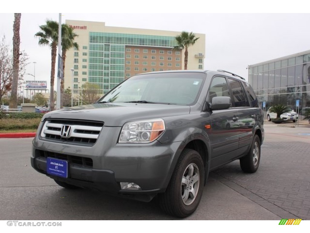 2007 Pilot EX - Nimbus Gray Metallic / Gray photo #2