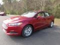 2016 Ruby Red Metallic Ford Fusion SE  photo #8