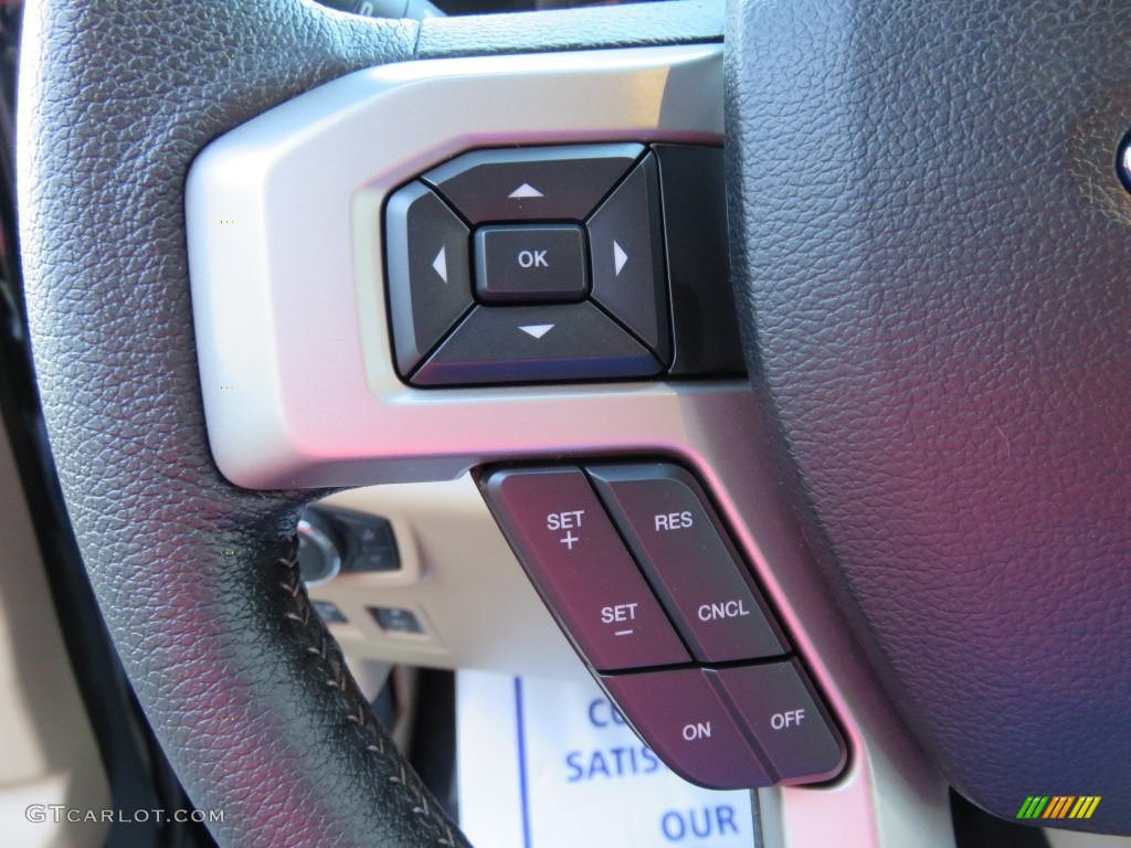 2016 F150 Lariat SuperCrew - Shadow Black / Medium Light Camel photo #32