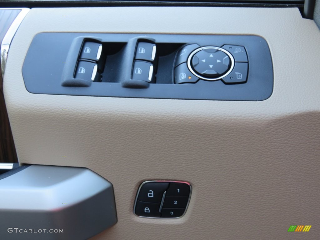 2016 F150 Lariat SuperCrew - Shadow Black / Medium Light Camel photo #35