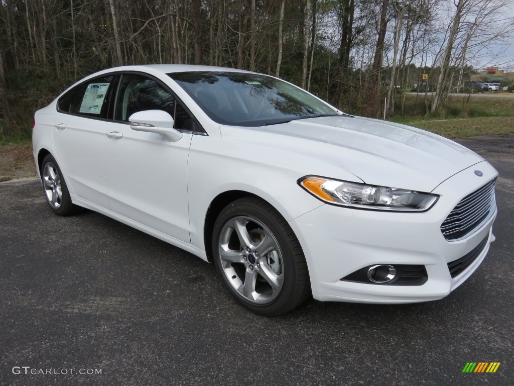 2016 Fusion SE - Oxford White / Charcoal Black photo #1
