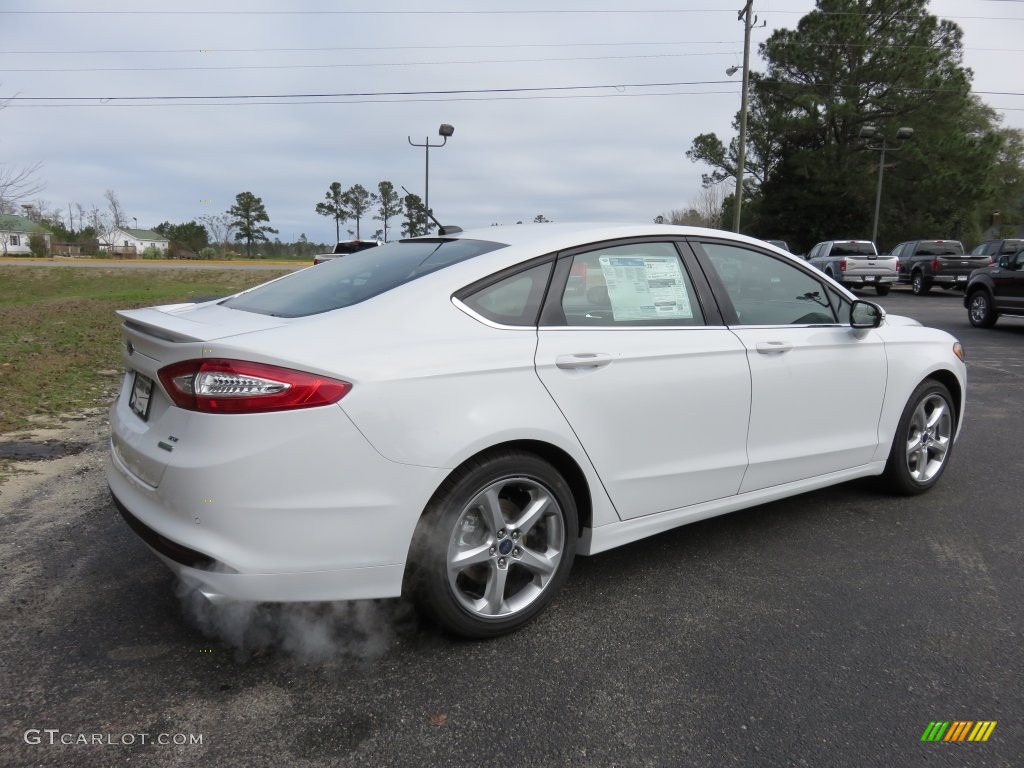 2016 Fusion SE - Oxford White / Charcoal Black photo #3