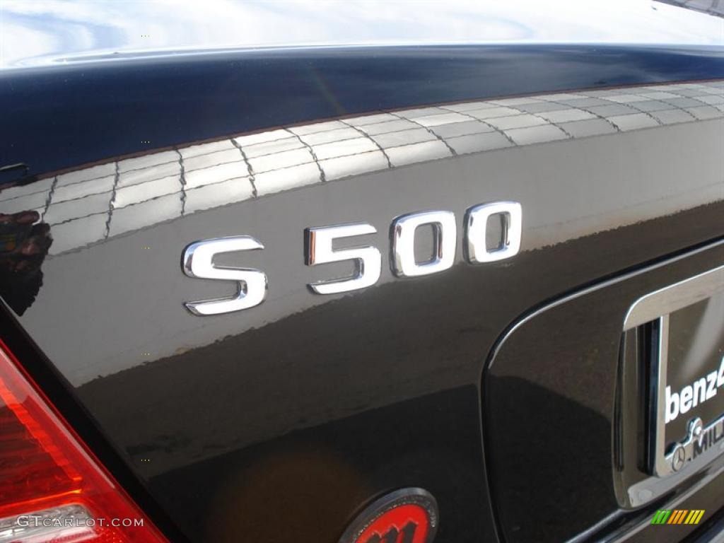 2004 S 500 Sedan - Black / Black photo #32