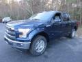 2016 Blue Jeans Ford F150 Lariat SuperCrew 4x4  photo #12