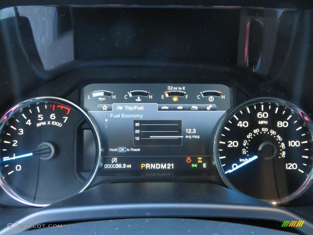 2016 F150 Lariat SuperCrew 4x4 - Blue Jeans / Medium Earth Gray photo #34