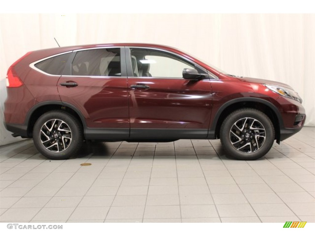 2016 CR-V SE - Basque Red Pearl II / Gray photo #3