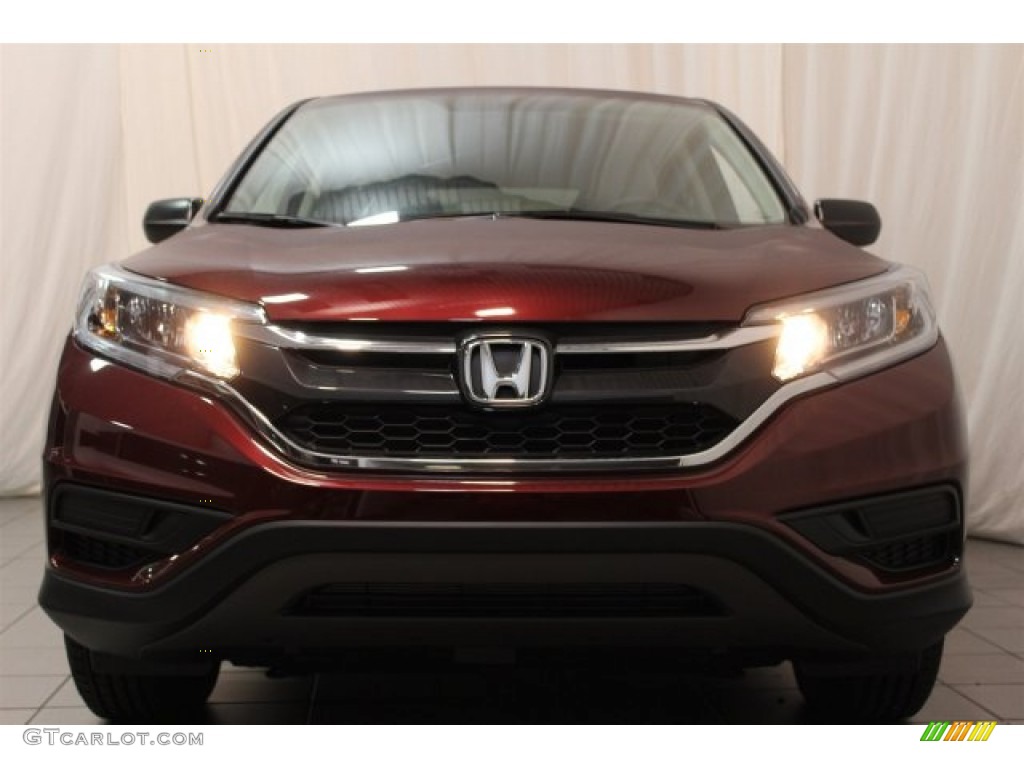 2016 CR-V SE - Basque Red Pearl II / Gray photo #4