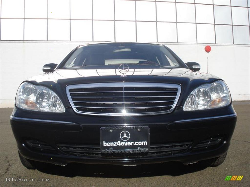 2004 S 500 Sedan - Black / Black photo #40