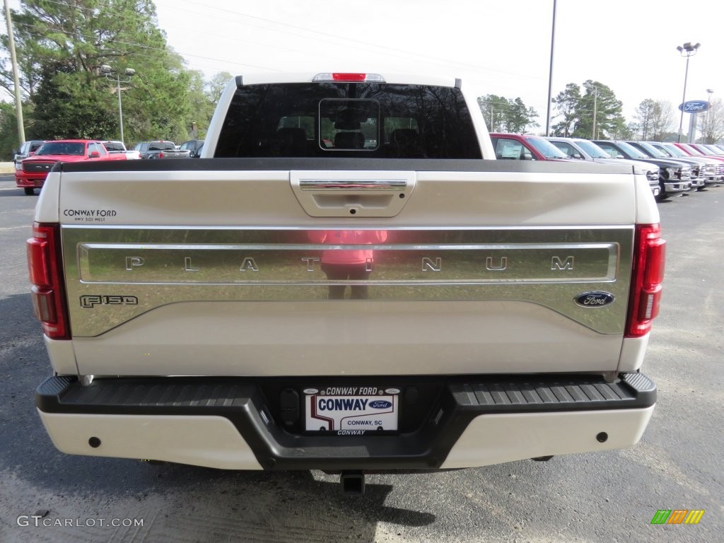 2016 F150 Platinum SuperCrew - White Platinum / Black photo #4