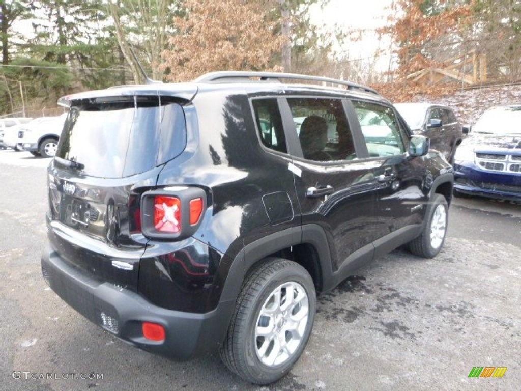 2016 Renegade Latitude 4x4 - Black / Bark Brown/Ski Grey photo #7