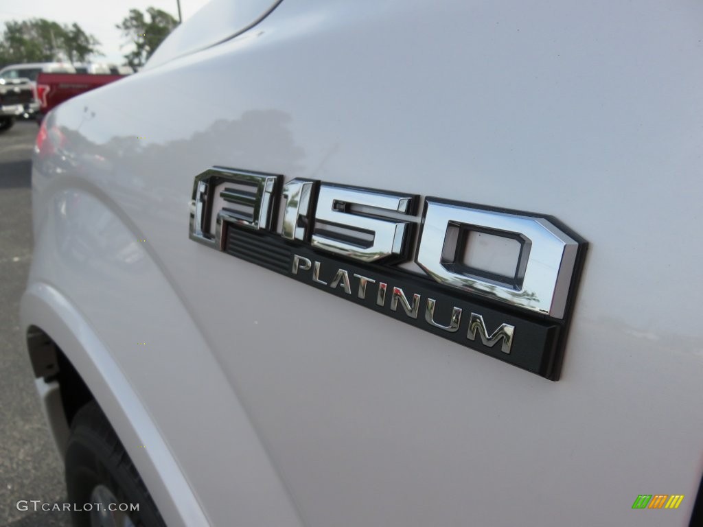 2016 F150 Platinum SuperCrew - White Platinum / Black photo #11