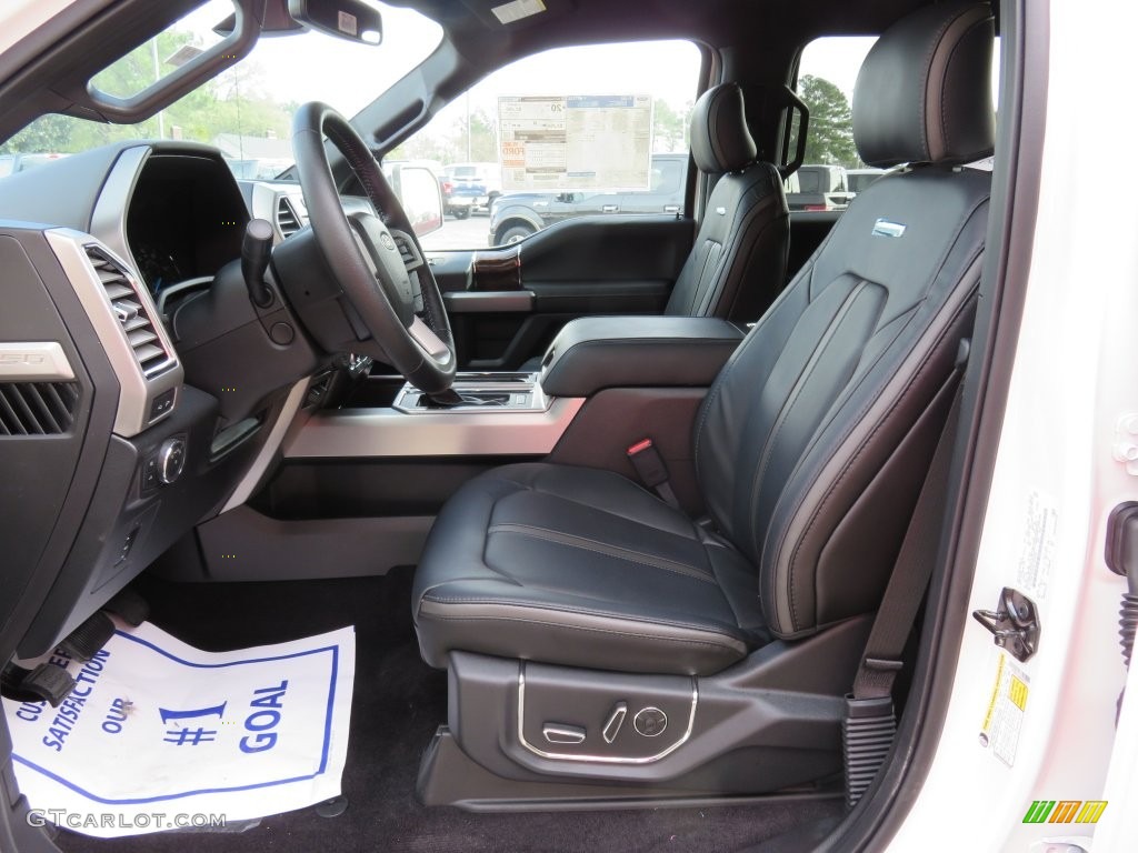 2016 F150 Platinum SuperCrew - White Platinum / Black photo #16