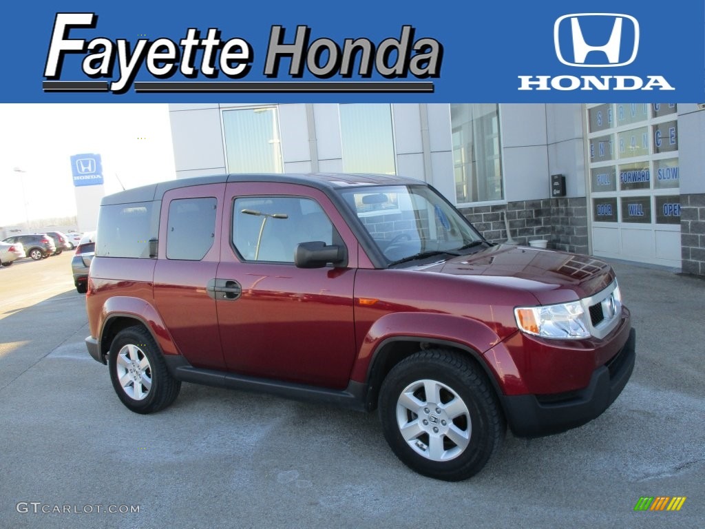 2011 Element EX 4WD - Tango Red Pearl / Gray photo #1