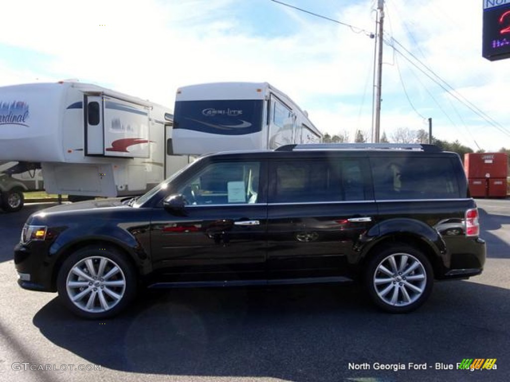2015 Flex SEL AWD - Tuxedo Black Metallic / Charcoal Black photo #2