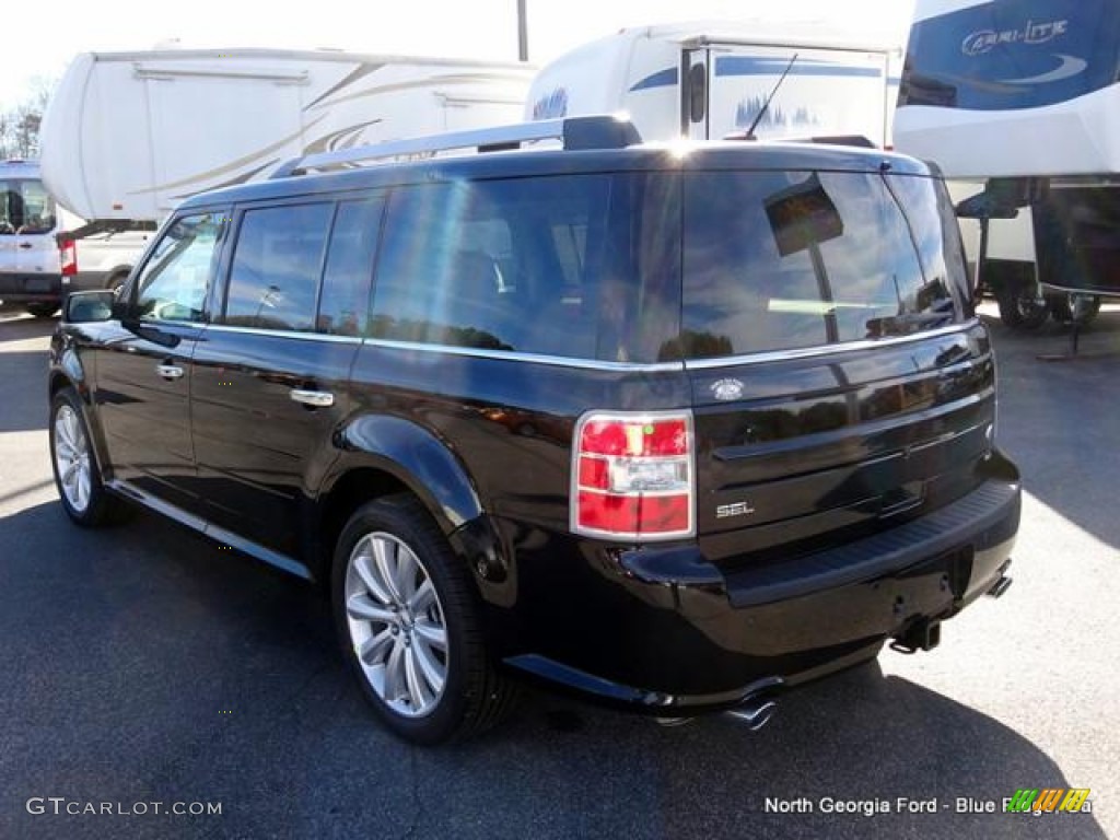 2015 Flex SEL AWD - Tuxedo Black Metallic / Charcoal Black photo #3