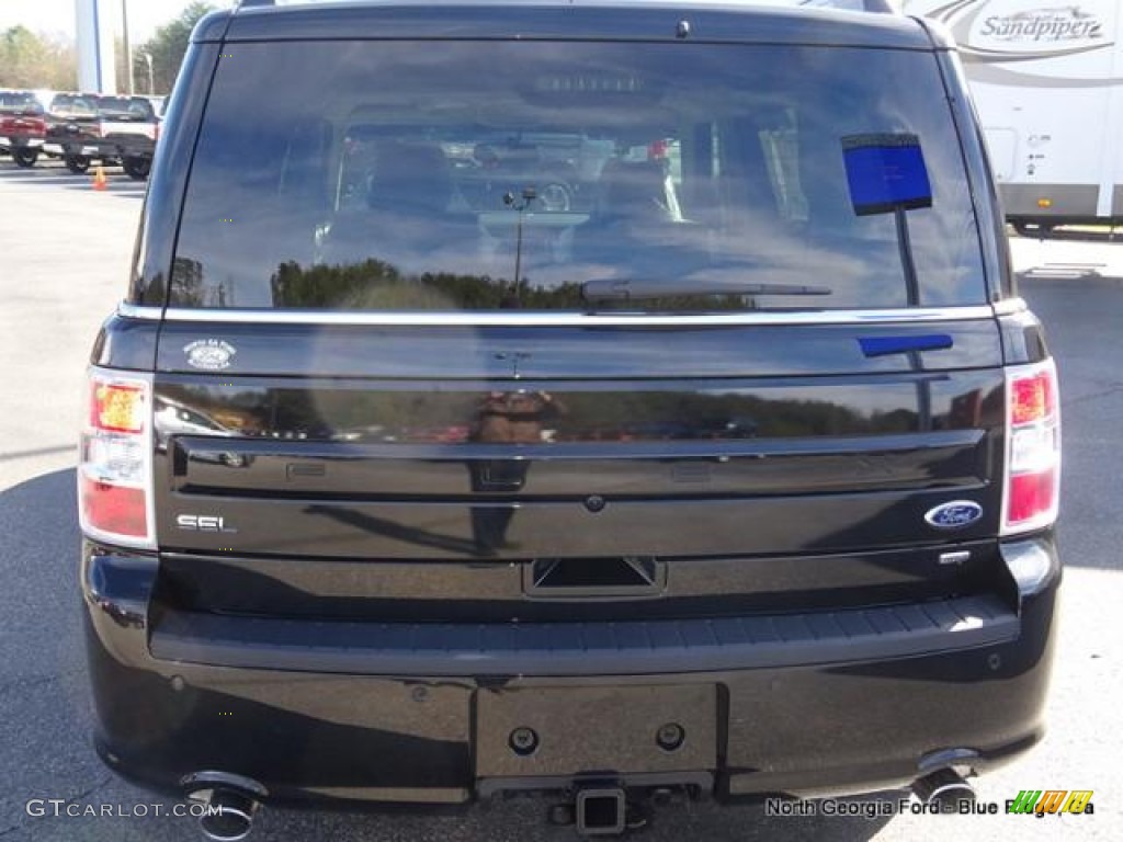 2015 Flex SEL AWD - Tuxedo Black Metallic / Charcoal Black photo #4