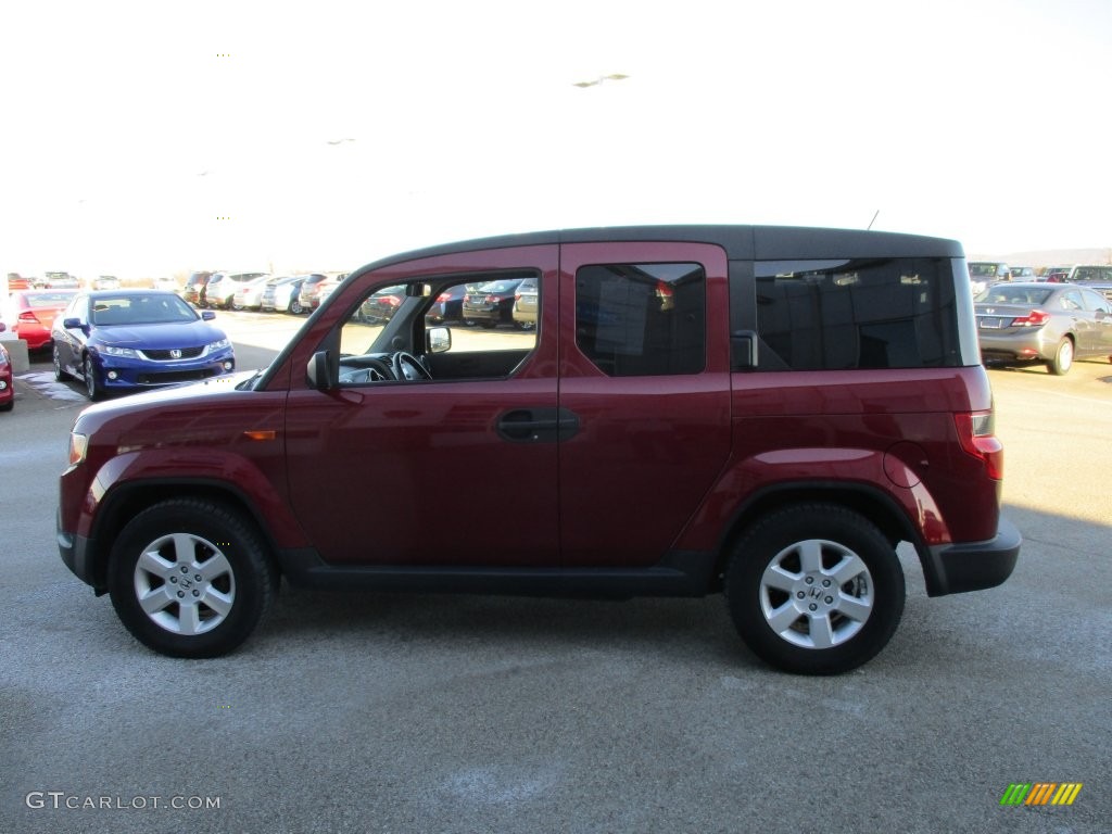 2011 Element EX 4WD - Tango Red Pearl / Gray photo #4