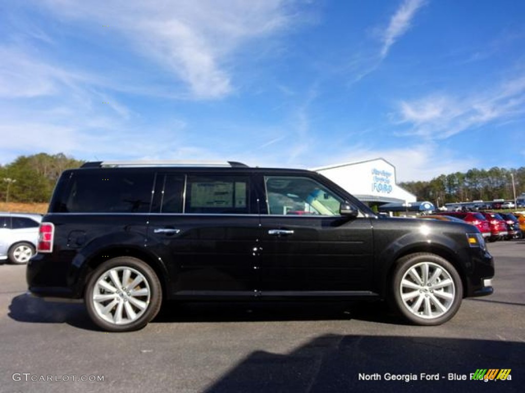 2015 Flex SEL AWD - Tuxedo Black Metallic / Charcoal Black photo #6