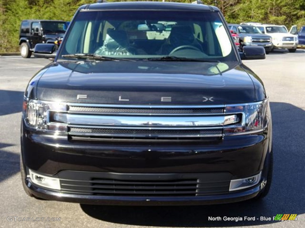 2015 Flex SEL AWD - Tuxedo Black Metallic / Charcoal Black photo #8